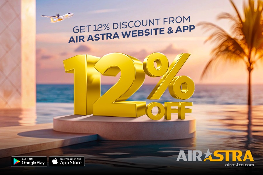 12% Discount on Web & App Booking